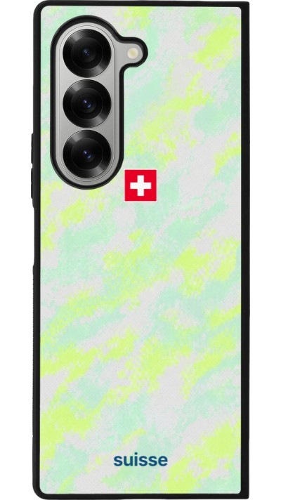 Samsung Galaxy Z Fold6 Case Hülle - Silikon schwarz Schweiz Away 2026 personalisierbares Fussballtrikot