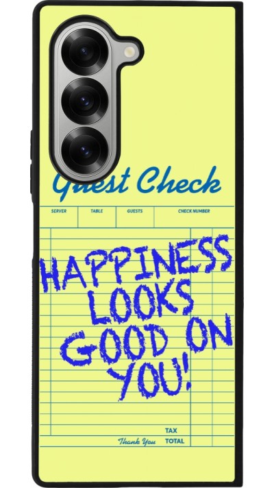 Samsung Galaxy Z Fold6 Case Hülle - Silikon schwarz Guest check 2026