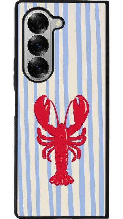 Samsung Galaxy Z Fold6 Case Hülle - Silikon schwarz Red lobster 2026