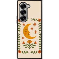 Samsung Galaxy Z Fold6 Case Hülle - Silikon schwarz Half moon stamp 2026