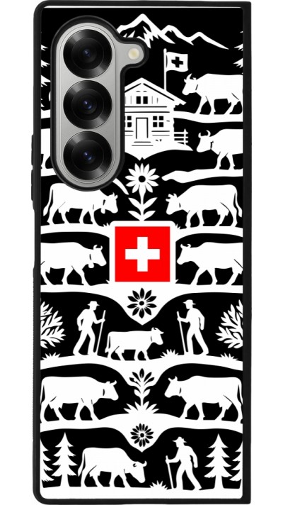 Samsung Galaxy Z Fold6 Case Hülle - Silikon schwarz Poya Schweiz 3 schwarz
