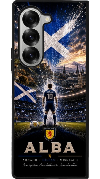 Samsung Galaxy Z Fold6 Case Hülle - Silikon schwarz Fussball Schottland splash 2026
