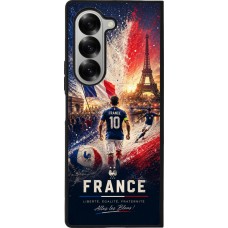 Samsung Galaxy Z Fold6 Case Hülle - Silikon schwarz Fussball Frankreich splash 2026