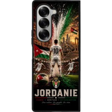 Samsung Galaxy Z Fold6 Case Hülle - Silikon schwarz Fussball Jordanien splash 2026