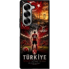 Samsung Galaxy Z Fold6 Case Hülle - Silikon schwarz Fussball Türkei splash 2026