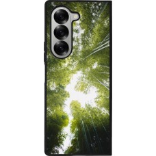 Samsung Galaxy Z Fold6 Case Hülle - Silikon schwarz Spring 23 forest blue sky