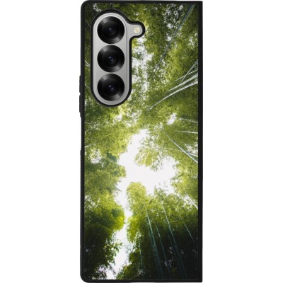 Samsung Galaxy Z Fold6 Case Hülle - Silikon schwarz Spring 23 forest blue sky