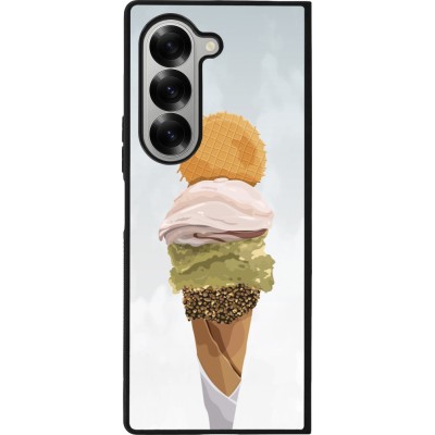 Samsung Galaxy Z Fold6 Case Hülle - Silikon schwarz Summer 2025 Cornet