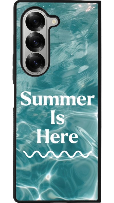 Coque Samsung Galaxy Z Fold6 - Silicone rigide noir Summer 2025 Summer is here