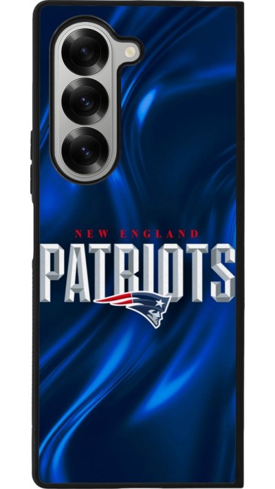 Samsung Galaxy Z Fold6 Case Hülle - Silikon schwarz Super Bowl 26 Patriots 2