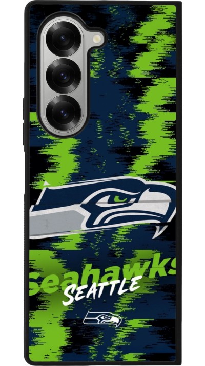 Samsung Galaxy Z Fold6 Case Hülle - Silikon schwarz Super Bowl 26 Seattle 2