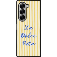 Samsung Galaxy Z Fold6 Case Hülle - Silikon schwarz The good life 2026