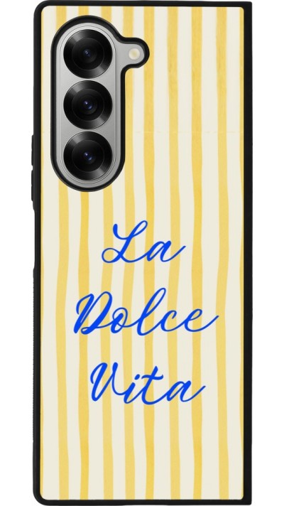 Samsung Galaxy Z Fold6 Case Hülle - Silikon schwarz The good life 2026