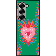 Samsung Galaxy Z Fold6 Case Hülle - Silikon schwarz Viva la vida 2026