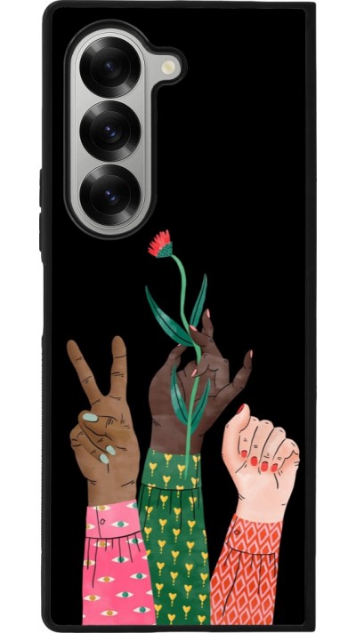 Samsung Galaxy Z Fold6 Case Hülle - Silikon schwarz Womens day 2026 2