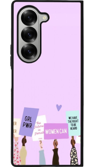 Samsung Galaxy Z Fold6 Case Hülle - Silikon schwarz Womens day 2026 9