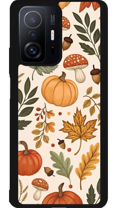Xiaomi 11T Case Hülle - Silikon schwarz Autumn 25 Autumn pattern