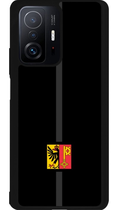 Coque Xiaomi 11T - Silicone rigide noir Canton GE noir