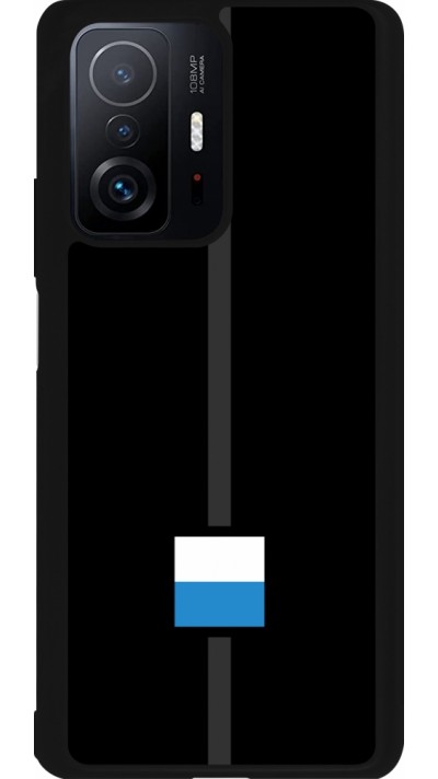 Coque Xiaomi 11T - Silicone rigide noir Canton LU noir