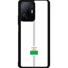 Xiaomi 11T Case Hülle - Silikon schwarz Kanton VD weiss
