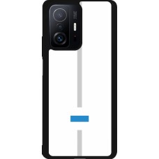 Xiaomi 11T Case Hülle - Silikon schwarz Kanton ZG weiss
