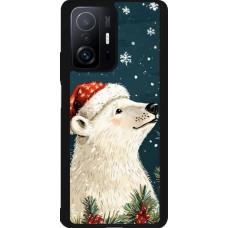 Xiaomi 11T Case Hülle - Silikon schwarz Christmas 25 Bear