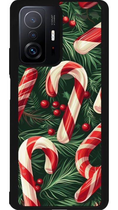 Xiaomi 11T Case Hülle - Silikon schwarz Christmas 25 Xmas Stick