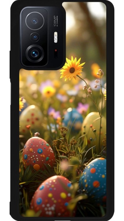 Xiaomi 11T Case Hülle - Silikon schwarz Easter 2026 Decorated eggs