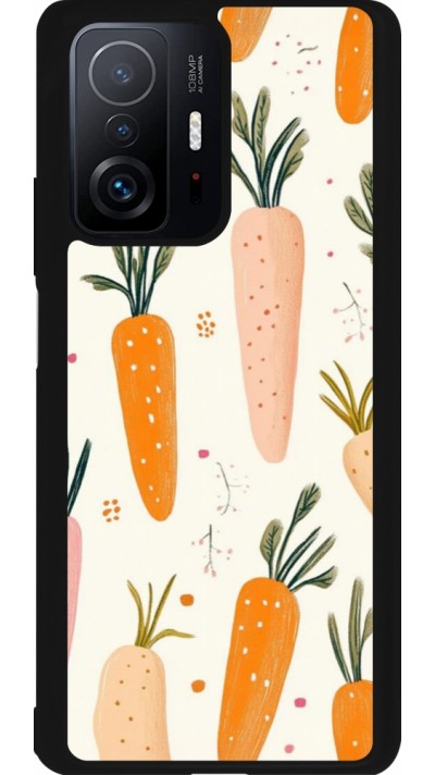 Xiaomi 11T Case Hülle - Silikon schwarz Easter 2026 Illustration carrots