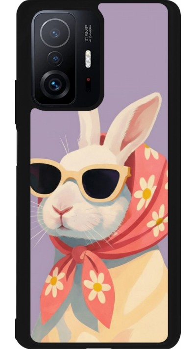 Xiaomi 11T Case Hülle - Silikon schwarz Easter 2026 Rabbit with scarf