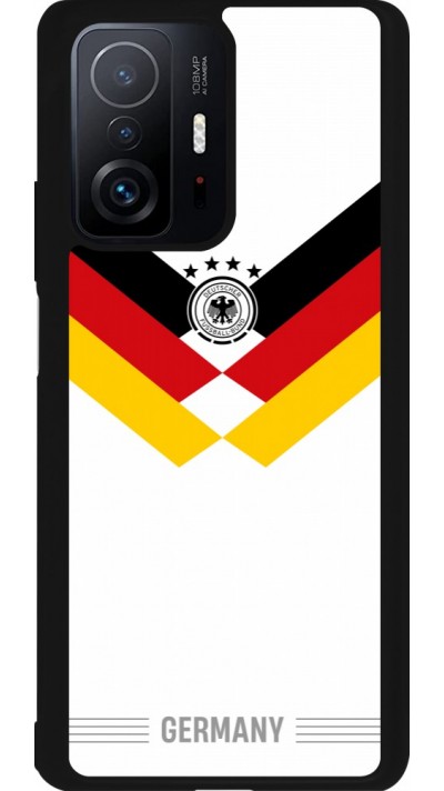 Xiaomi 11T Case Hülle - Silikon schwarz Deutschland 2026 personalisierbares Fussballtrikot