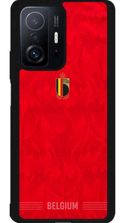 Xiaomi 11T Case Hülle - Silikon schwarz Belgien 2026 personalisierbares Fussballtrikot