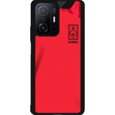 Xiaomi 11T Case Hülle - Silikon schwarz Südkorea 2022 personalisierbares Fussballtrikot