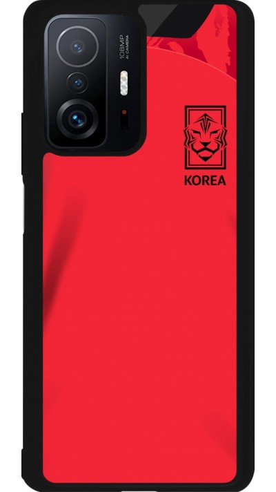 Xiaomi 11T Case Hülle - Silikon schwarz Südkorea 2022 personalisierbares Fussballtrikot
