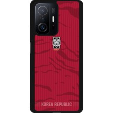 Xiaomi 11T Case Hülle - Silikon schwarz Südkorea 2026 personalisierbares Fussballtrikot