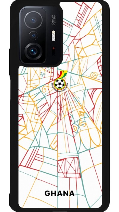 Xiaomi 11T Case Hülle - Silikon schwarz Ghana 2026 personalisierbares Fussballtrikot
