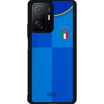 Xiaomi 11T Case Hülle - Silikon schwarz Italien 2022 personalisierbares Fußballtrikot