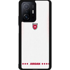 Xiaomi 11T Case Hülle - Silikon schwarz Jordanien 2026 personalisierbares Fussballtrikot