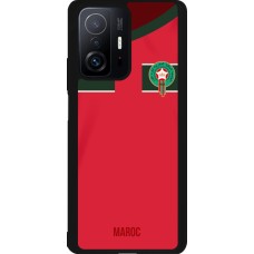 Xiaomi 11T Case Hülle - Silikon schwarz Marokko 2022 personalisierbares Fussballtrikot