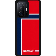 Xiaomi 11T Case Hülle - Silikon schwarz Norwegen 2026 personalisierbares Fussballtrikot