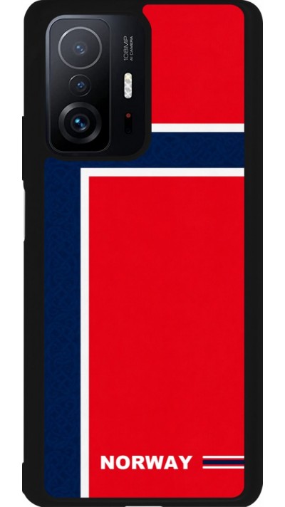 Xiaomi 11T Case Hülle - Silikon schwarz Norwegen 2026 personalisierbares Fussballtrikot