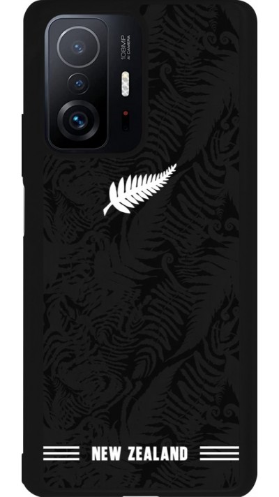 Xiaomi 11T Case Hülle - Silikon schwarz Neuseeland 2026 personalisierbares Fussballtrikot