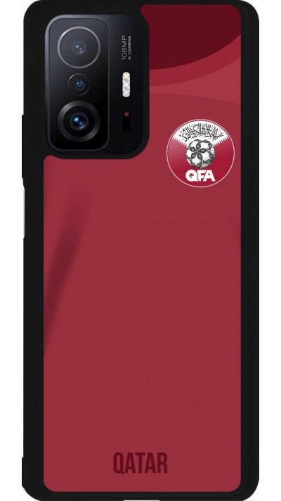 Xiaomi 11T Case Hülle - Silikon schwarz Katar 2022 personalisierbares Fussballtrikot