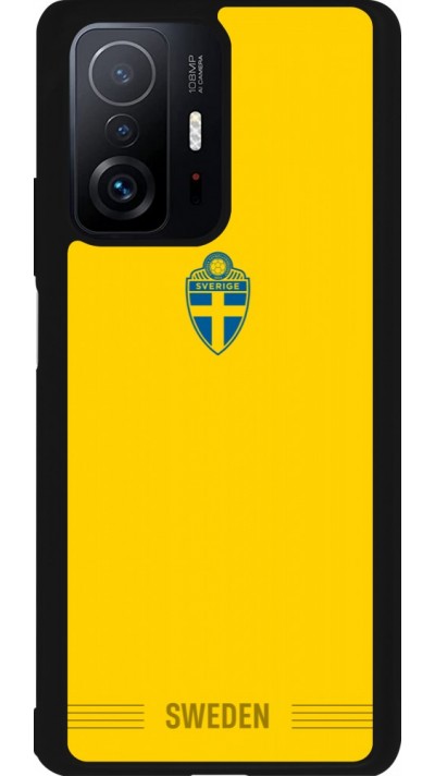 Xiaomi 11T Case Hülle - Silikon schwarz Schweden 2026 personalisierbares Fussballtrikot