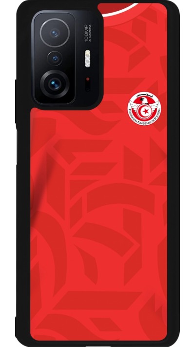 Xiaomi 11T Case Hülle - Silikon schwarz Tunesien 2022 personalisierbares Fussballtrikot