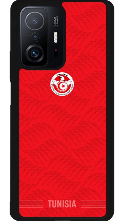 Xiaomi 11T Case Hülle - Silikon schwarz Tunesien 2026 personalisierbares Fussballtrikot