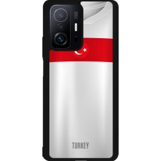 Xiaomi 11T Case Hülle - Silikon schwarz Türkei personalisierbares Fussballtrikot