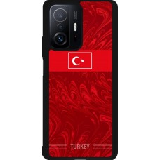 Xiaomi 11T Case Hülle - Silikon schwarz Türkei 2026 personalisierbares Fussballtrikot