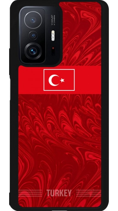 Xiaomi 11T Case Hülle - Silikon schwarz Türkei 2026 personalisierbares Fussballtrikot
