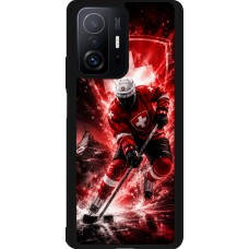 Xiaomi 11T Case Hülle - Silikon schwarz Hockey World Championship Player